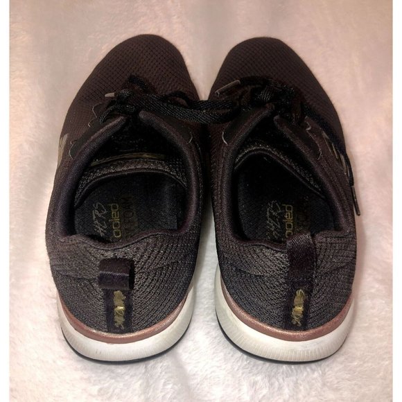 SKECHERS LITE WEIGHT WALKING RUNNING ATHLETIC SHOES MENS SIZE 9 BLACK - Picture 5 of 5